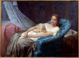 La joven madre de Jean Louis Hamon