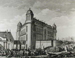 Cañones llevados de Chantilly a París, 9 de agosto de 1789 de Jean Louis Prieur