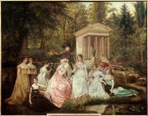 La rosa de Malmaison: la emperatriz Josefina de Beauharnais y el emperador Napoleón Bonaparte y sus damas de honor