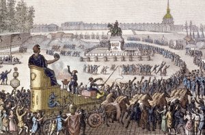 1ª Fiesta de la Libertad en París el 15 de abril de Jean Louis the Younger Prieur