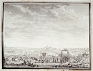 Revolución Francesa: Las tropas del Champ-de-Mars partiendo hacia la Place Louis XV: 12 de julio de 1789