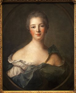 Jeanne Antoinette Poisson, Marquesa de Pompadour (1721-1764) - Pintura del taller de Jean Marc Nattier (1685-1766) de Jean Marc Nattier