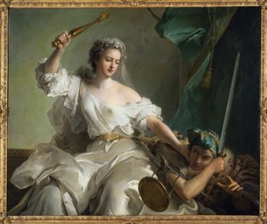 Alegoría de la justicia combatiendo la injusticia - Nattier, Jean-Marc (1685-1766) - Colección privada de Jean Marc Nattier