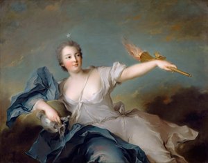 Marie-Anne de Nesle, marquesa de La Tournelle, duquesa de Châteauroux 1717-1744 de Jean Marc Nattier