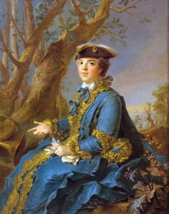 Retrato de Luisa Isabel de Francia, Duquesa de Parma de Jean Marc Nattier