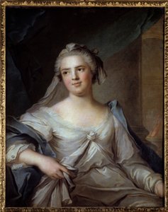 Retrato de Madame Henriette de Francia (1727-1752) hija de Luis XV, en vestal. Pintura de Jean Marc (Jean-Marc) Nattier (1685-1766) de Jean Marc Nattier