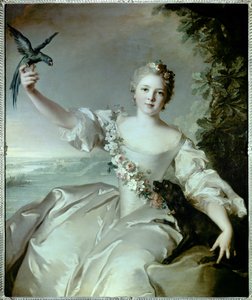 Retrato de Mathilde de Canisy, Marquesa de Antin de Jean Marc Nattier