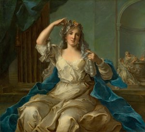 Retrato de una Dama como una Virgen Vestal