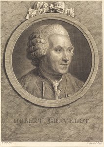 Hubert Gravelot de Jean Massard after Maurice Quentin de La Tour