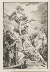 El Sacrificio de Ifigenia de Jean Michel Moreau