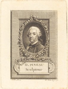 D. Pineau, escultor de Jean Michel Moreau after Pierre Paul Merelle