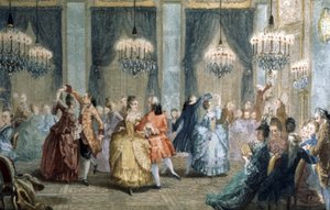 Baile del siglo XVIII de Jean Michel the Younger Moreau