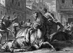 Muerte de Felipe de Francia (1116-1131), París de Jean Michel the Younger Moreau