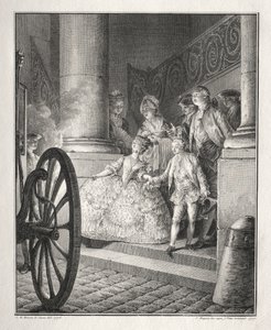 Rêtif de la Bretonne:  The Little Godparents de Jean Michel the Younger Moreau