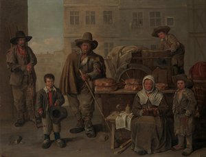 El carro del panadero, 1656 de Jean Michelin