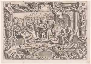 Adoración de los Reyes de Jean Mignon (attributed to)