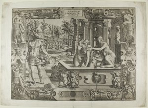 Diana y Acteón (la metamorfosis de Acteón) de Jean Mignon