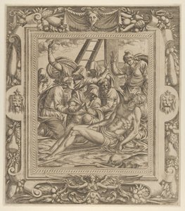 El lamento sobre Cristo, 1535-55 de Jean Mignon