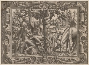 La tentación de Eva, c. 1545-1547
