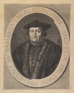 Augustin de Thou, presidente en el Parlamento de Jean Morin