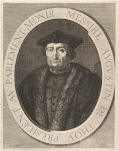 Augustin de Thou, presidente del Parlamento de Jean Morin