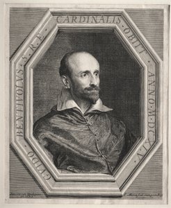 Cardenal Guido Bentivoglio, Nuncio Papal en la Corte de Luis XIII de Jean Morin