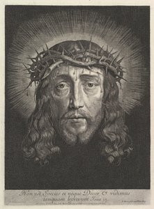 La santa faz coronada de espinas, gran formato de Jean Morin
