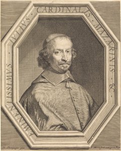 Cardenal Mazarino de Jean Morin after Philippe de Champaigne