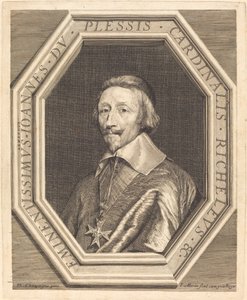 Cardenal Richelieu de Jean Morin after Philippe de Champaigne