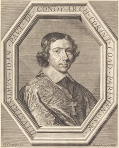 Jean François Paul de Gondy de Jean Morin after Philippe de Champaigne