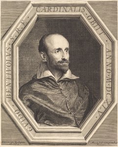 Cardenal Guido Bentivoglio de Jean Morin, after Sir Anthony van Dyck