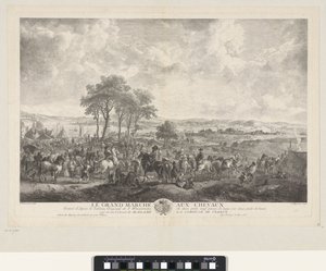 Grote paardenmarkt El gran mercado de caballos (título sobre el objeto)