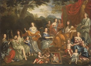 La familia de Luis XIV (óleo sobre lienzo)