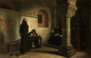 Bernard Délicieux ante el Tribunal de la Inquisición