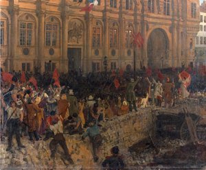Proclamación de la República el 24 de febrero de 1848, c. 1902 de Jean Paul Laurens