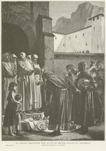 San Bruno rechazando los regalos del Conde de Calabria de Jean Paul Laurens