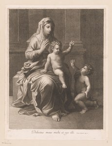 Maria conoció a Kind en Johannes de Doper Mi amado para mí y yo para él (título sobre objeto) de Jean Pesne