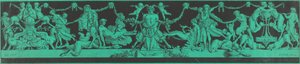 Una bacanal con figuras egipcias y clásicas de Jean Philippe Guy le Gentil, Comte de Paroy, after Charles Monnet