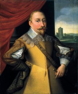 Retrato de Gustavo II Adolfo (óleo sobre lienzo)