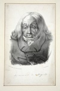Retrato de Talleyrand, a los 79 años, pub.1835 de Jean Pierre (after) Dantan