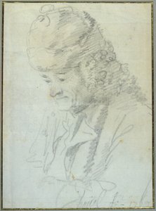 Voltaire (1694-1778) en la vejez, 1769 de Jean Pierre Houel