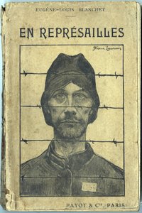 Portada, "En reprisailles", por Eugene-Louis Blanchet, ilustración por Jean-Pierre Laurens (1875-1933). Ediciones Payot et Compagnie, París de Jean Pierre Laurens