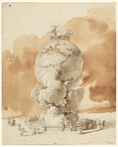 Diseño para un monumento público a erigir en una plaza de París