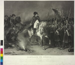 Emperador de Francia Napoleón I Bonaparte (aguatinta) de Jean Pierre Marie Jazet