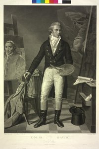 Jacques Louis David (aguatinta) de Jean Pierre Marie Jazet