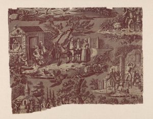La boda campestre (La Noce de Campagne) (Tela de mobiliario) de Jean Pierre Marie Jazet