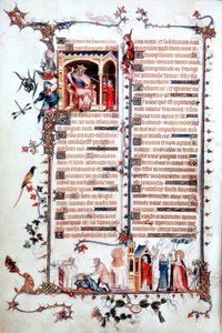 Página del Breviario de Belleville 1323-1326