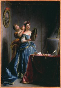 Una dama en su tocador de Jean Raoux