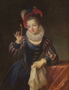 Joven con una máscara