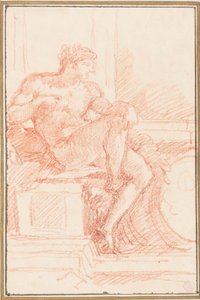 Ignudo del techo de la Capilla Sixtina de Jean Robert Ango